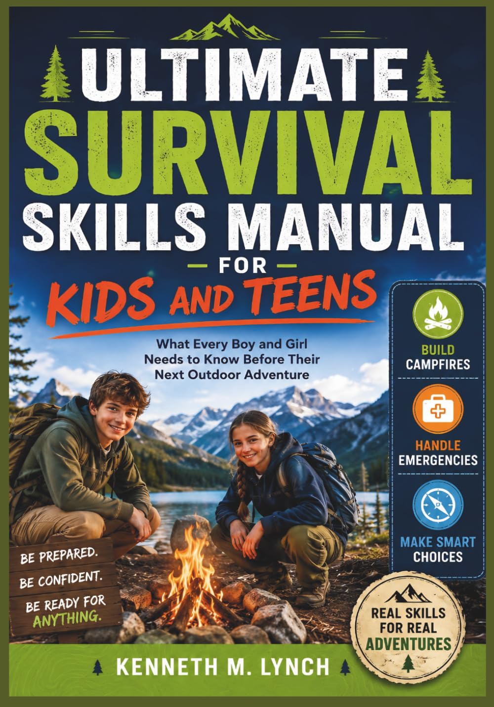 Ultimate Survival Skills Manual for Kids and Teens: What Every Boy and Girl Needs to Know Before Their Next Outdoor Adventure — Build Campfires, Handle Emergencies, and Make Smart Choices
