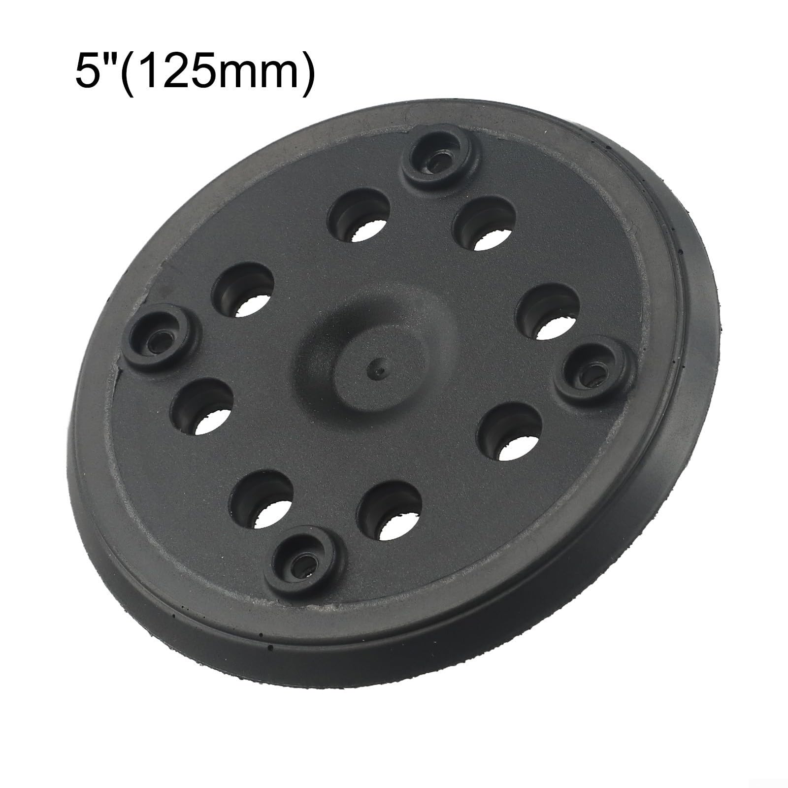 Platorello abrasivo a 8 fori da 125 mm per levigatrice orbitale Bosch PEX 270 A e PEX 270 AE compatibile con dischi da lucidatura rotondi da 5 pollici e cuscinetto in schiuma PU ad alta densità per Lo