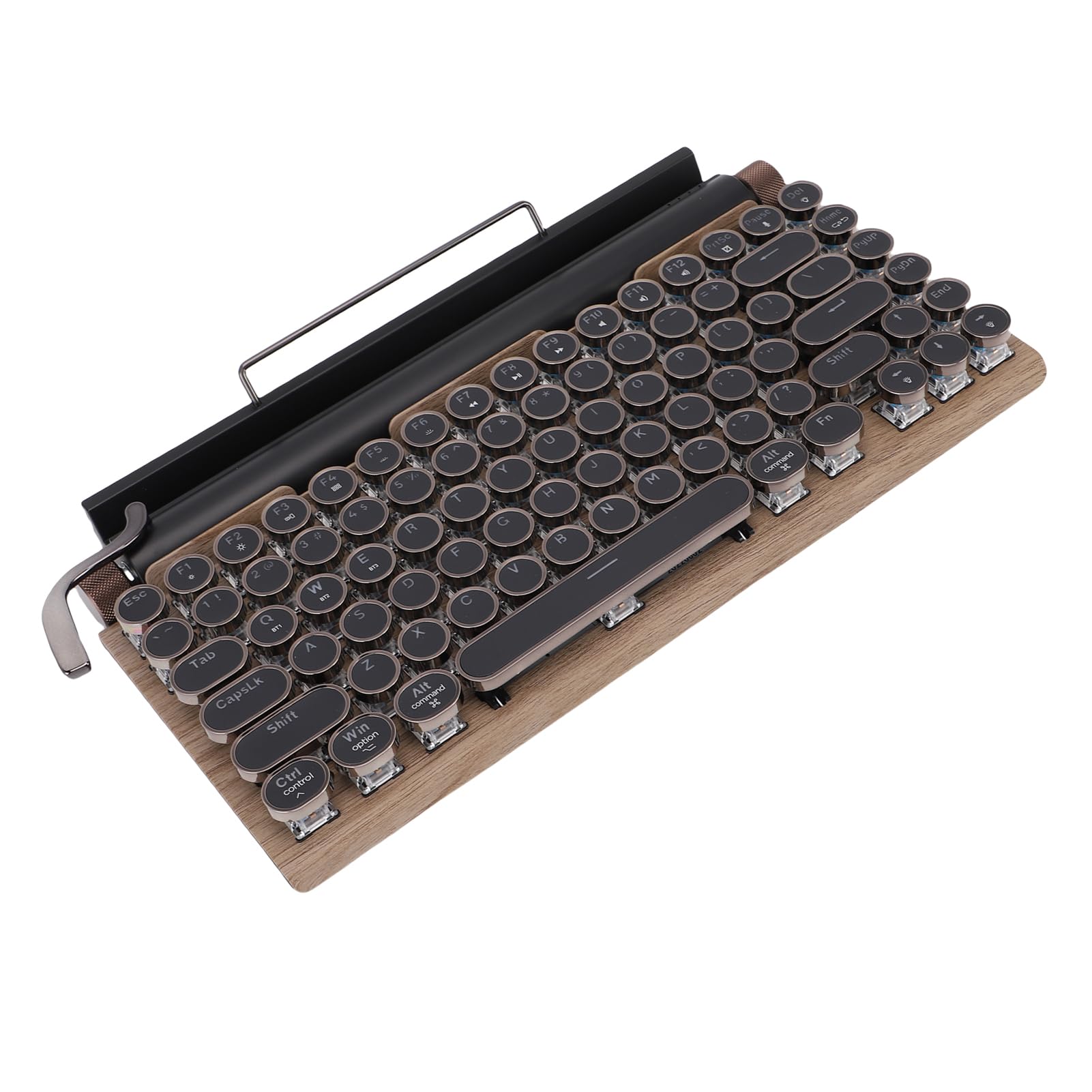 Syrisora Clavier de Machine à écrire Rétro, Mécanique sans Fil avec