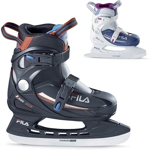 FILA SKATES - J-One Adjustable Ice Skates for Girls and Boys - Junior Adjustable Ice Skates