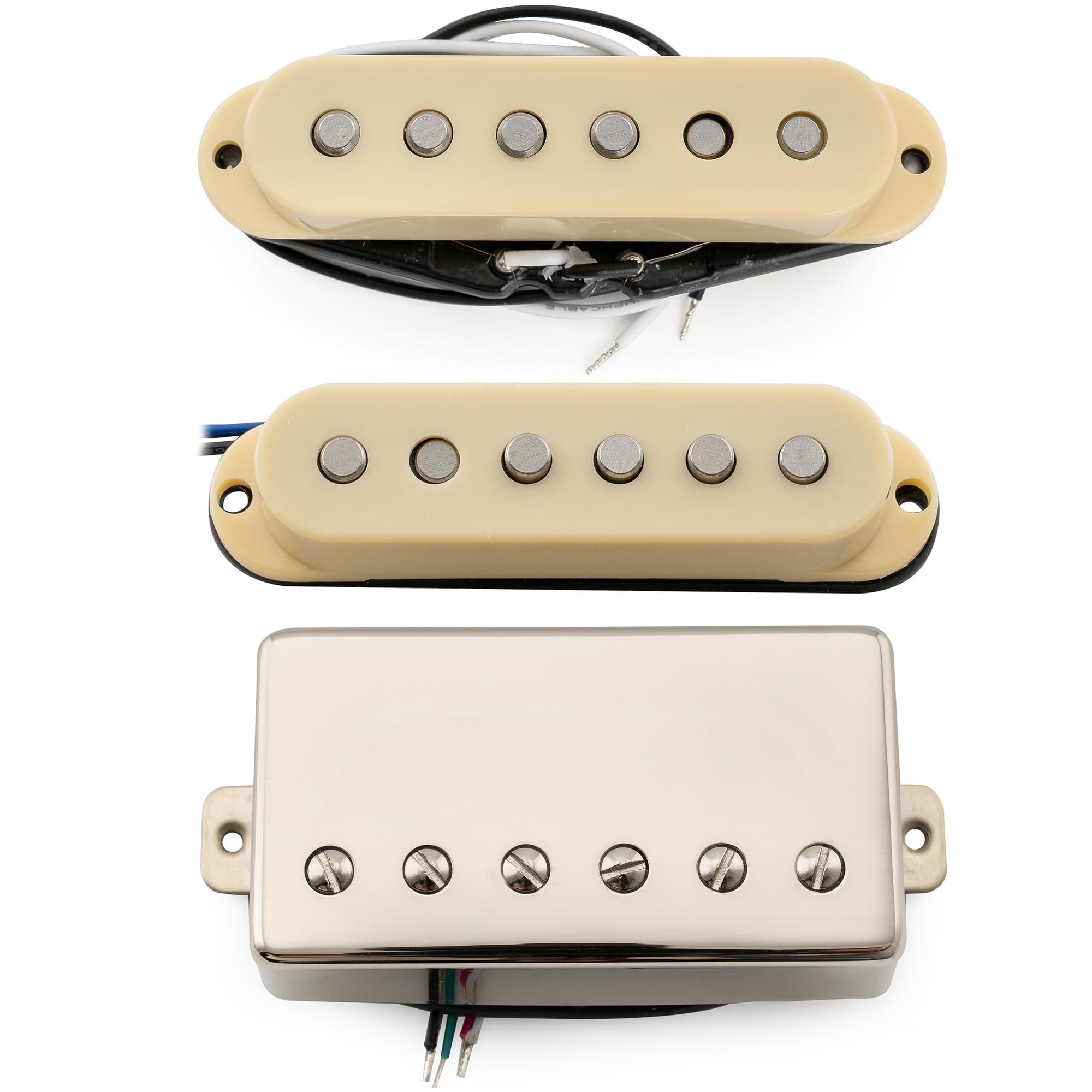 Micro Guitare électrique Type Strat Musiclily ST-50S - Alnico 5, Bobinage Simple 5,6K, Pour Position Manche - 4