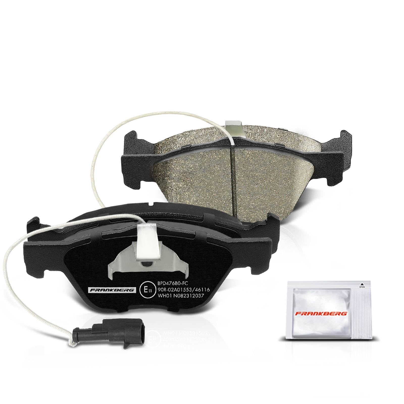 Frankberg Set freni incl. 2x Dischi Freno + 4x Pastiglie dei Freni Anteriore Compatibile con 147 937 GT 937 156 Sportwagon 932 156 932 GTV 916 Replace# 77362222,9947156