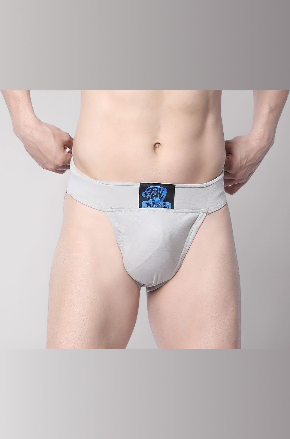 Gym Supporter Cotton Hernia Supporter with Cup Pocket Athletic Fit Brief Multi Sports Underwear Outdoor Inner and Wear Medical Supporter Black