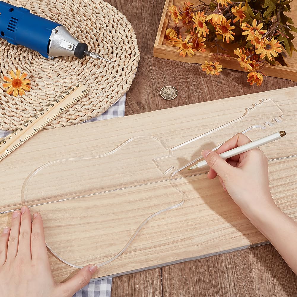 BENECREAT Guitar Serving Board Router Template - Image 3