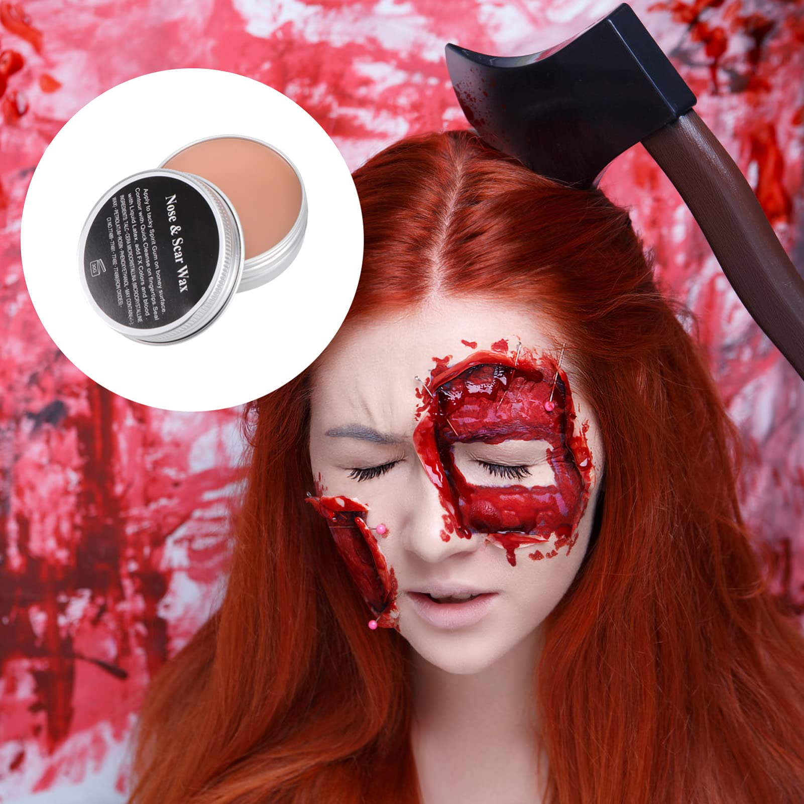 BESPORTBLE Crema De Maquillaje para Dedos Rotos con Cera para Heridas Falsas Herramienta De Maquillaje De Halloween y Disfraces De Halloween