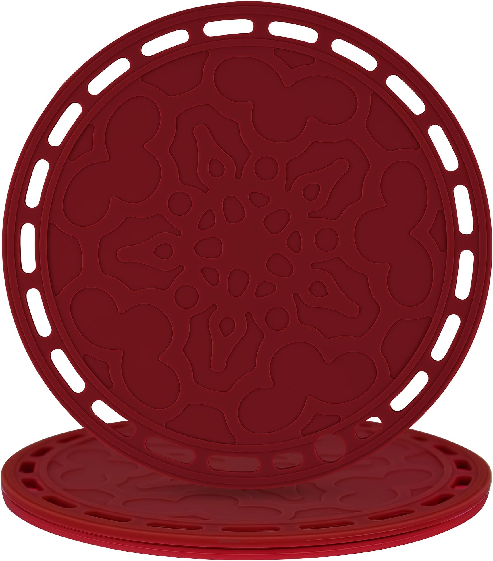 Set of 4 Silicone Trivet Mat Hot Pot Holder Hot Pads for