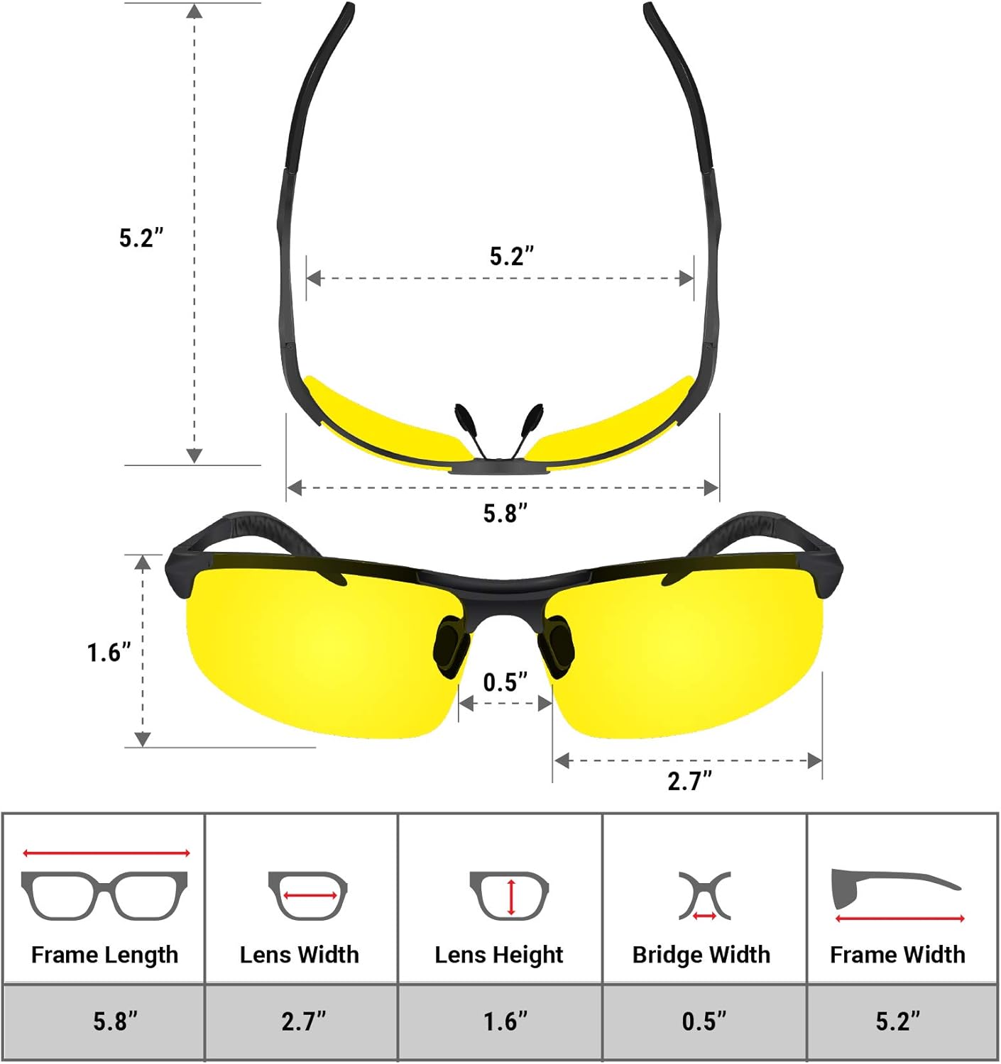 Exсluѕіvе Dіѕсоunt 90% Prісе BLUPOND Night Vision Safety Glasses - HD UV400 Yellow Lens for Safe Driving - Knight Visor