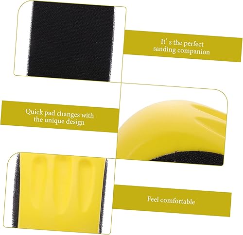 Miniatura 3 de Bloque de lijado manual en forma de ratón, almohadilla de pulido de diseño ergonómico para comodidad Material para espacios reducidos Reemplazo