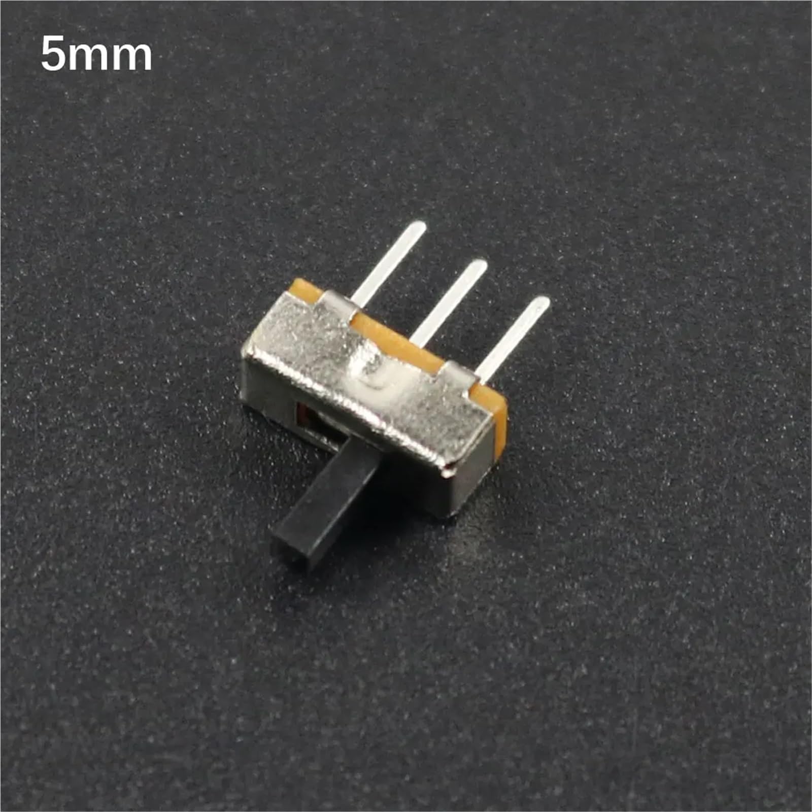 Przełącznik suwakowy SS-12D00 wł./wył., 3-pinowy, 1P2T, pozycja 2, długość uchwytu: 3 mm, 4 mm, 5 mm i 6 mm, 10-100 szt. (wysokość uchwytu 6 mm, 100 sztuk)