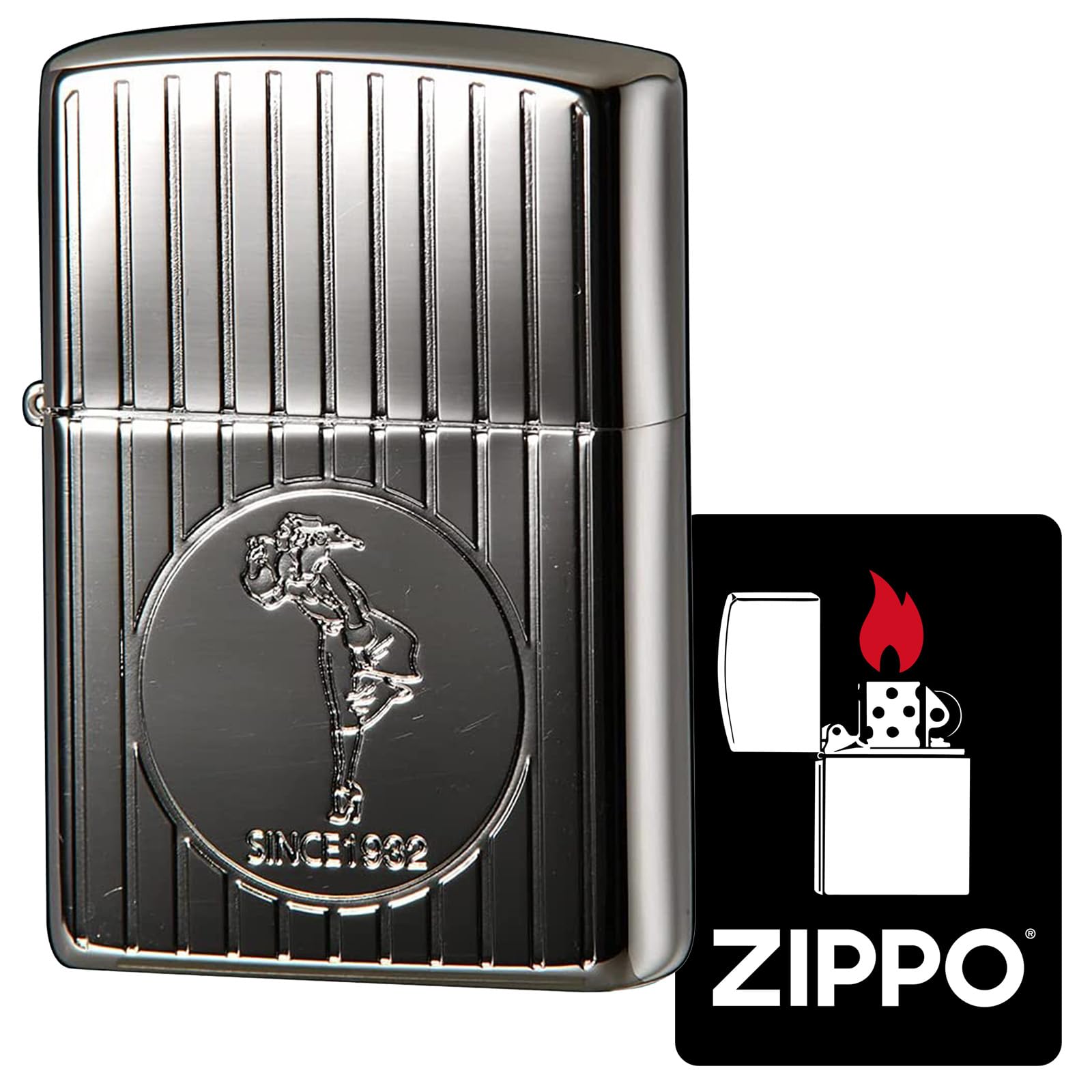 Amazon.co.jp: ジッポー(Zippo) ライター 防風 真鍮製 両面加工 