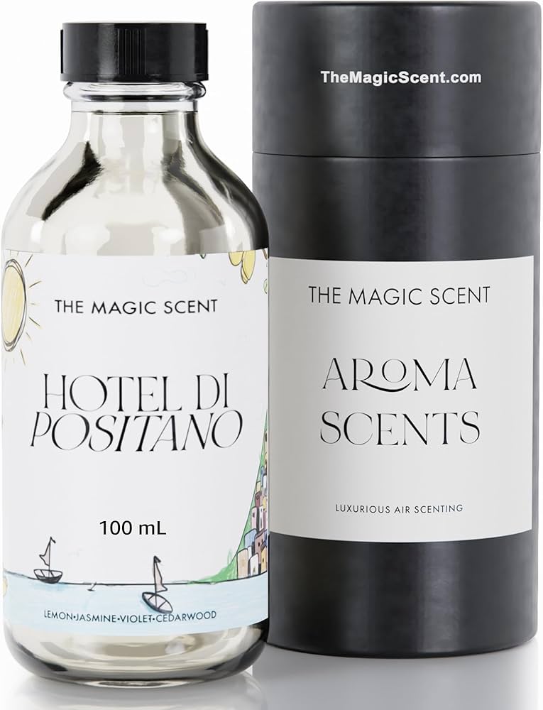 "Hotel Di Positano" Hotel Scent Diffuser Oil - Cold-Air & Ultrasonic Fragrance Oil for Diffuser Inspired by Amalfi Coast, Italy - Essential Oils for Diffusers Aromatherapy (100 ml)