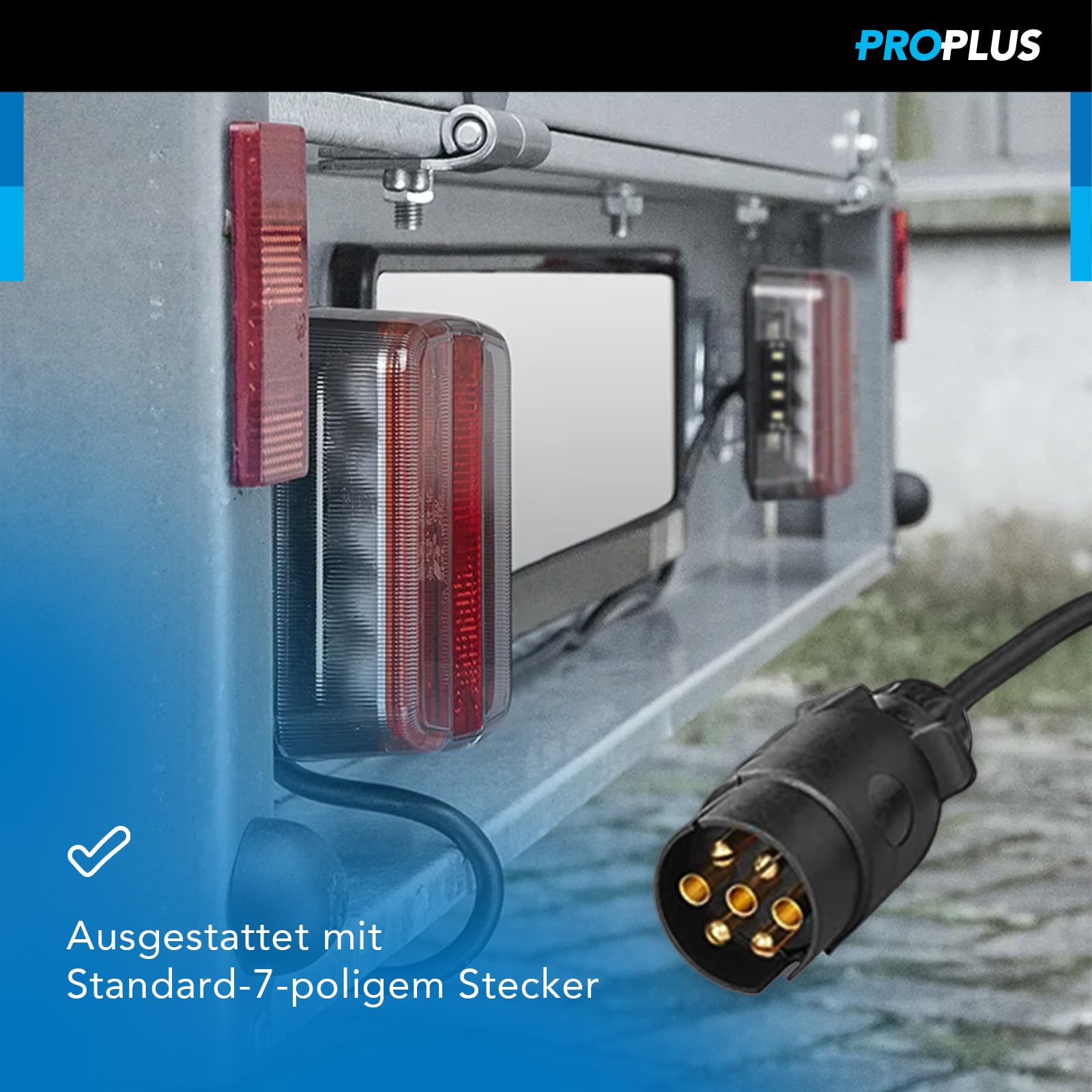 ProPlus 330476 LED-Lichter mit Magneten für Trailer