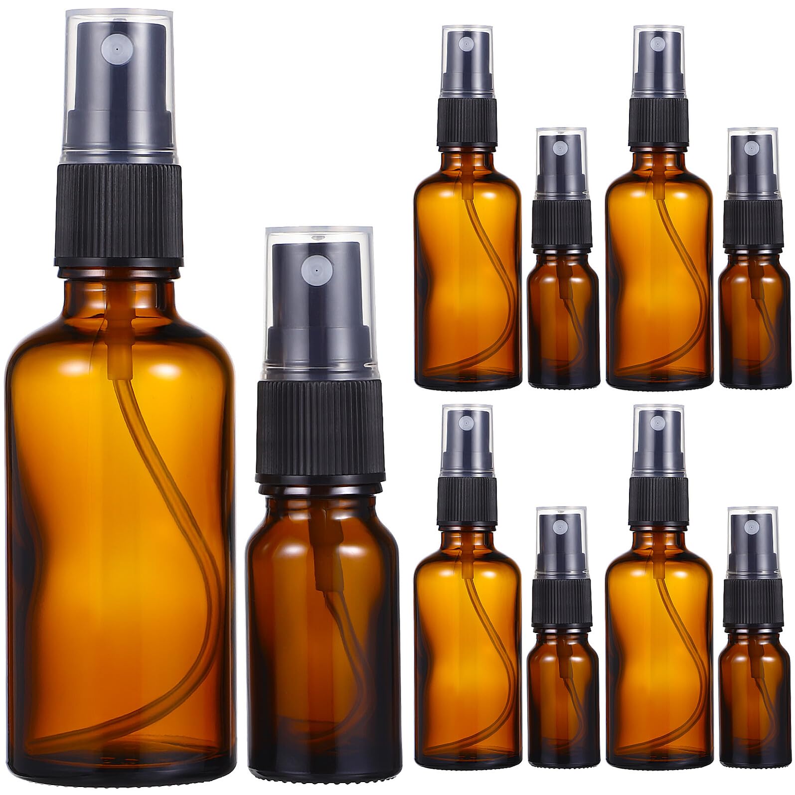 Bottiglia Spray in Vetro Vuota da Viaggio 10 Pezzi 10/50ml