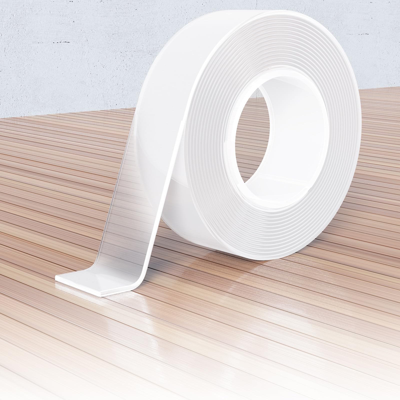 Double Sided Heavy Duty Extra Strong Adhesive Tape - Removable Mounting Tape, Indoor/Outdoor General Purpose Nano Tape for Securing Picture Frames, Carpets - Reusable & Without Leaving Adhesive Marks