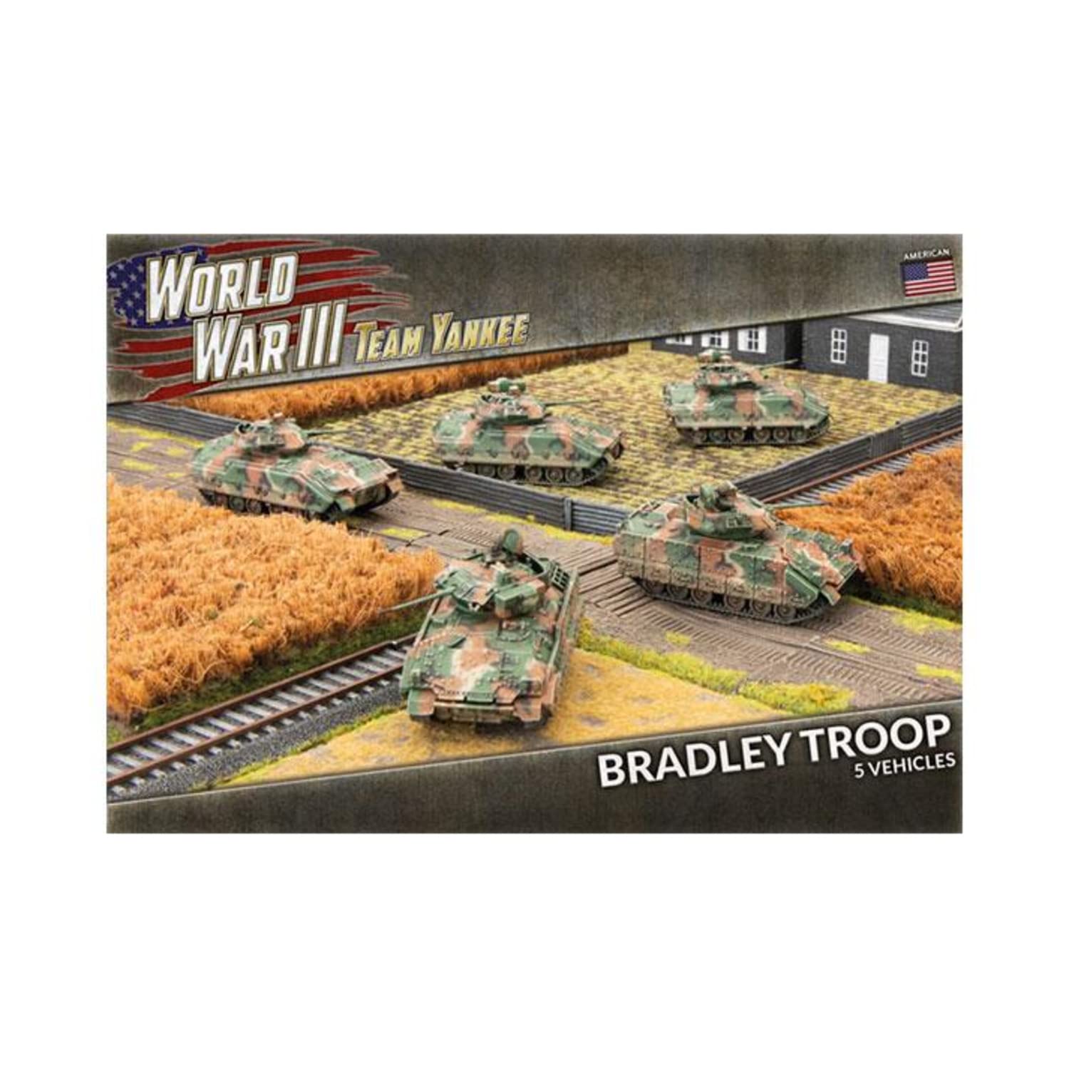 WW III Team Yankee: American M2 or M3 Bradley Troop (x5 Plastic)