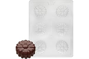 Plastic Flower Cookie and Chocolate Molds