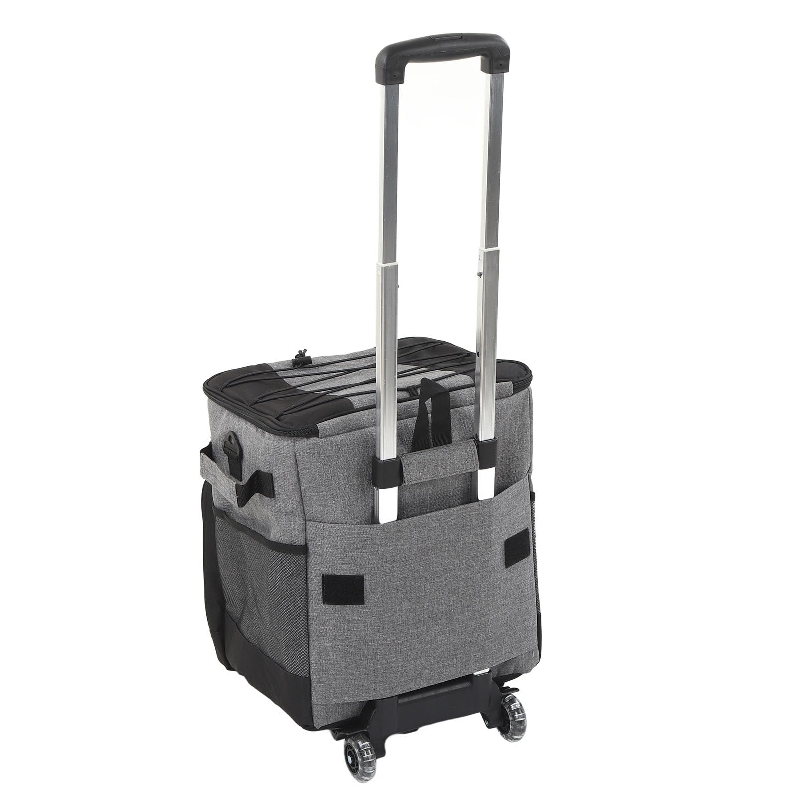 Focket Glacière Souple, capacité de 35 L, Glacière Pliable à roulettes avec Double Poignée pour la Plage, Le Camping, Les Voyages en Plein Air, Le Vin, Le Pique-Nique, la Pêche, Le Bateau