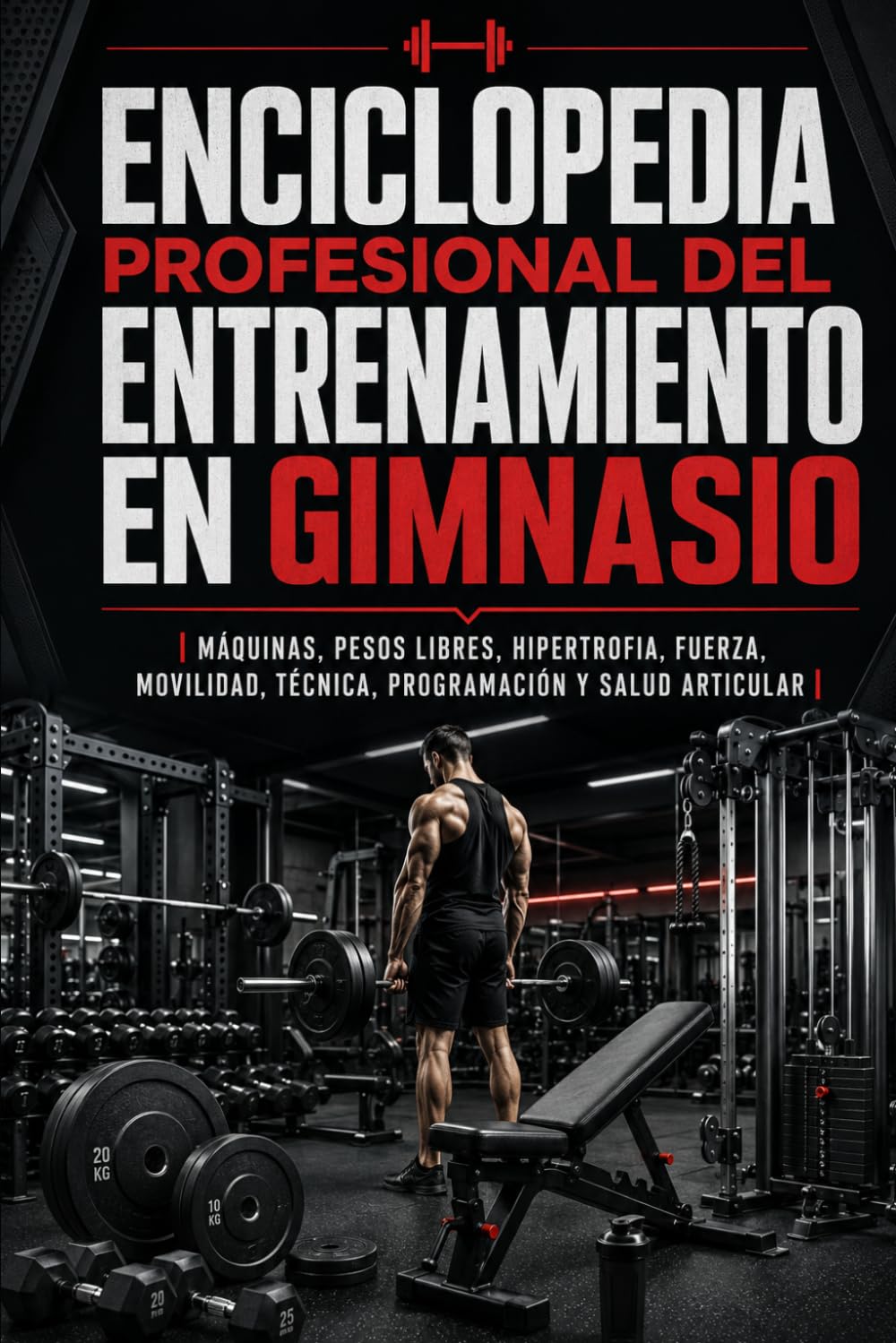 Enciclopedia profesional del entrenamiento en gimnasio: Máquinas, pesos libres, hipertrofia, fuerza, movilidad, técnica, programación y salud articular