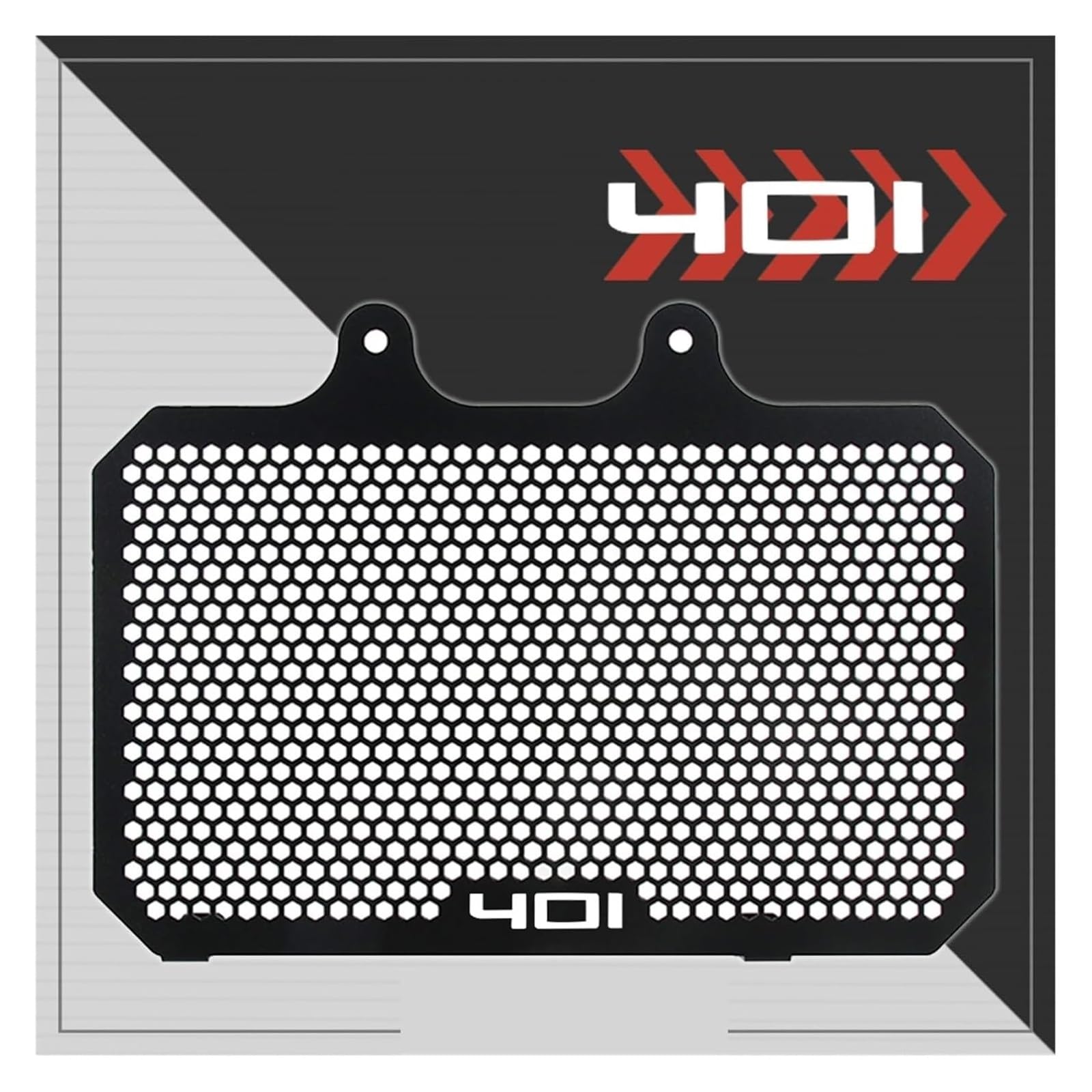 Couvercle Protection Radiateur Calandre CNC Aluminium Noir - Compatible KTM Svartpilen 401 / Vitpilen 401 2018-2022