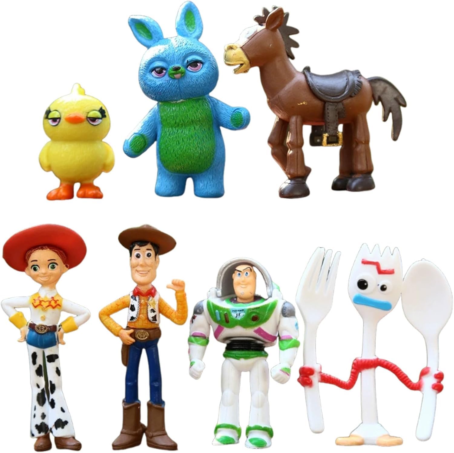 7pcs Story Mini Figures Set Cake Toppers Story Cake Decoration Figurine Cupcake Toppers Figurines Party Cake Decoration Supplies Party Favors Birthday Gift