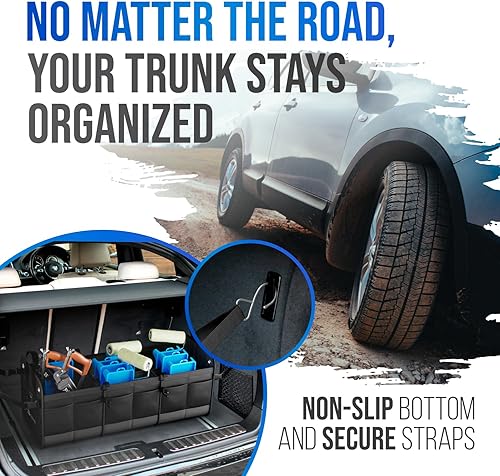 Miniatura 2 de Organizador de maletero de automóvil Starling's - Organizador de carga ajustable para SUV.