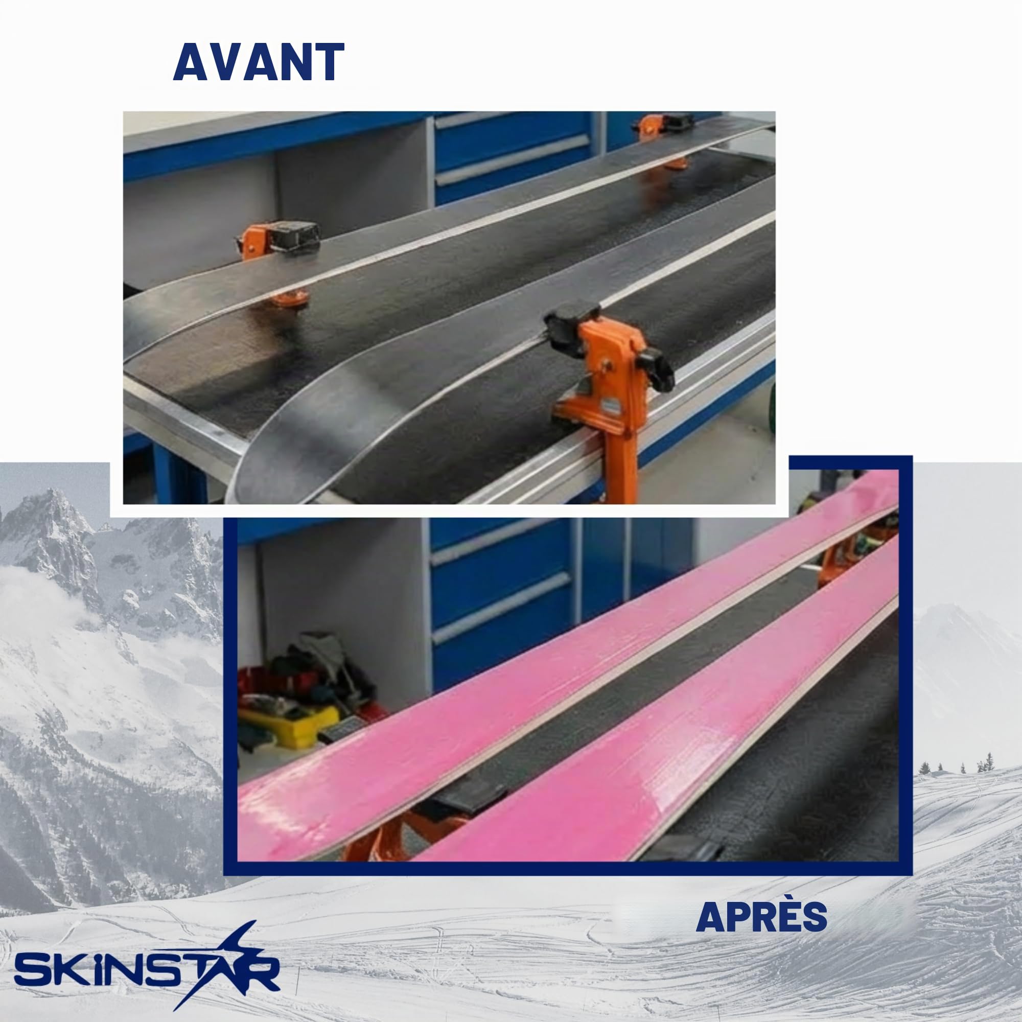 Skinstar Starter Ski Set de cire, fer, brosse à cire