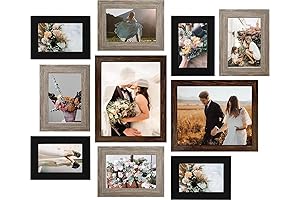 LUCKYLIFE Gallery Wall Frame Set: Enhance Your Décor with Artistic Flair