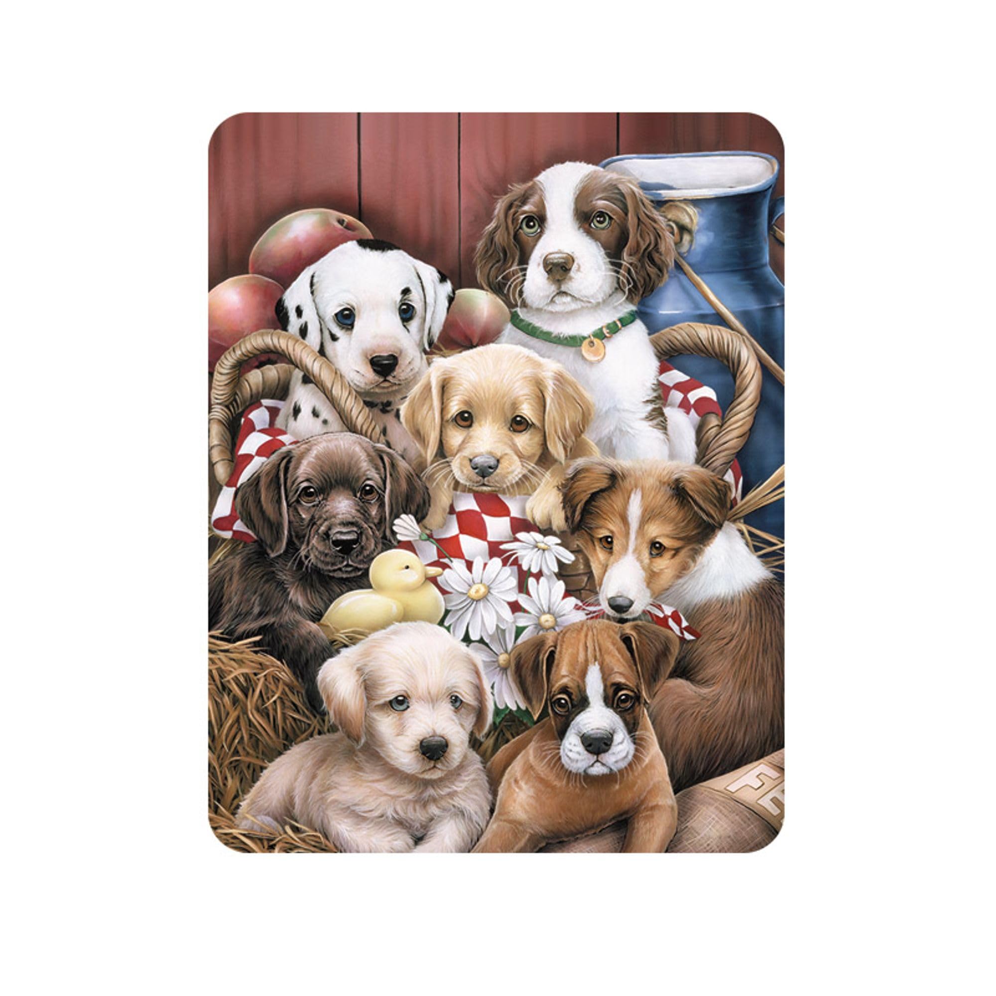 3D Livelife Puppy Pals Magnet - From Deluxebase. Lenticular Animal Fridge Magnet. Decorative 3D Dog Flat Magnets. Cute Small Magnets For Fridge, Dishwasher And Whiteboard.