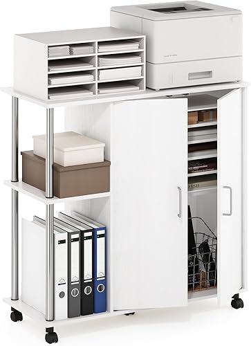 Miniatura 15 de Furinno PASIR - Estantería de libros de 4 niveles, estantería con estantes abiertos, 9.4 x 23.6 x 41.7 pulgadas, para sala de estar, dormitorio,