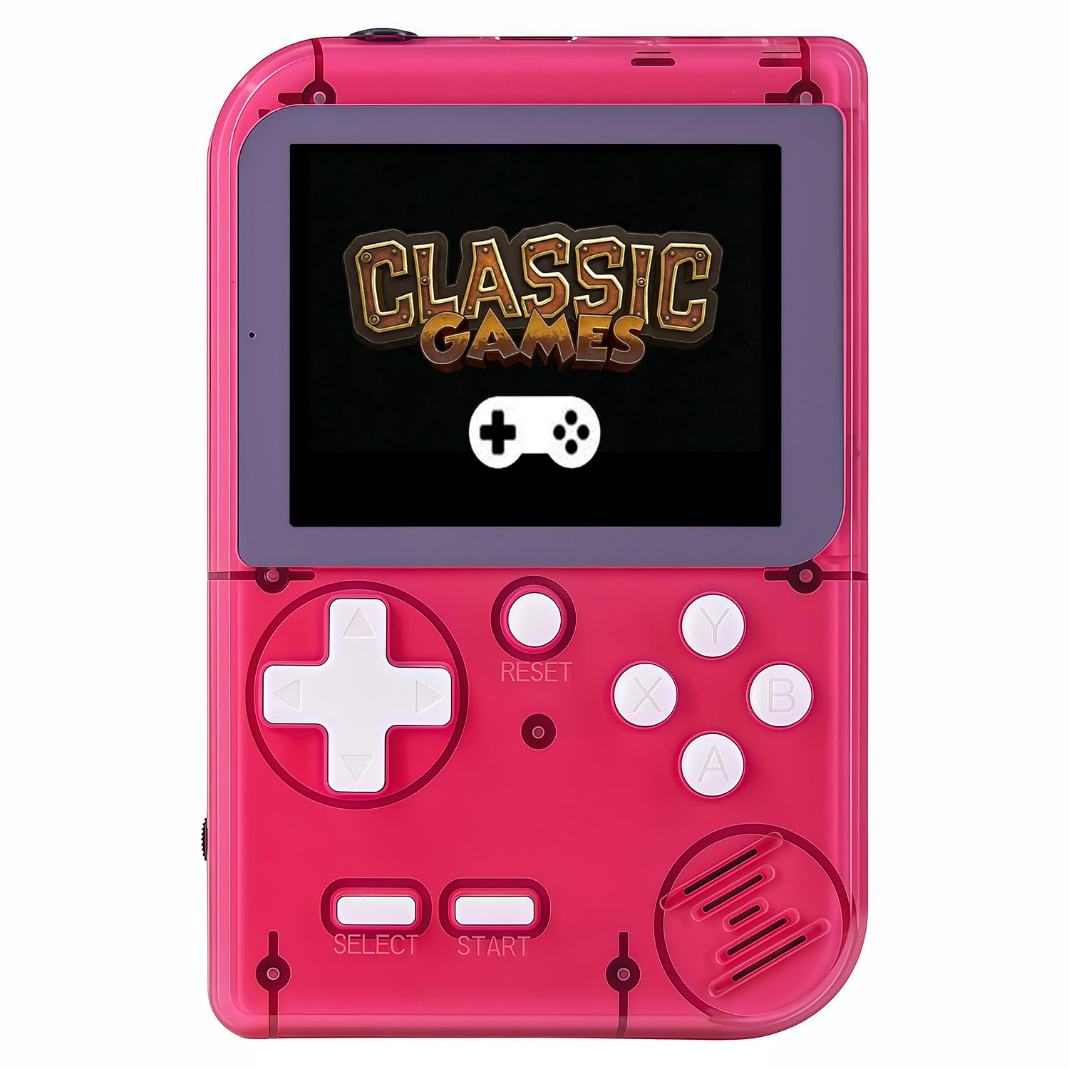 Handheld Games Console for Kids Built in 289 Retro Video Games, Travel-friendly Video Game Console with 2.8" Color Screen, Rechargeable Battery, Handheld Electric Game Player for Boy Girl