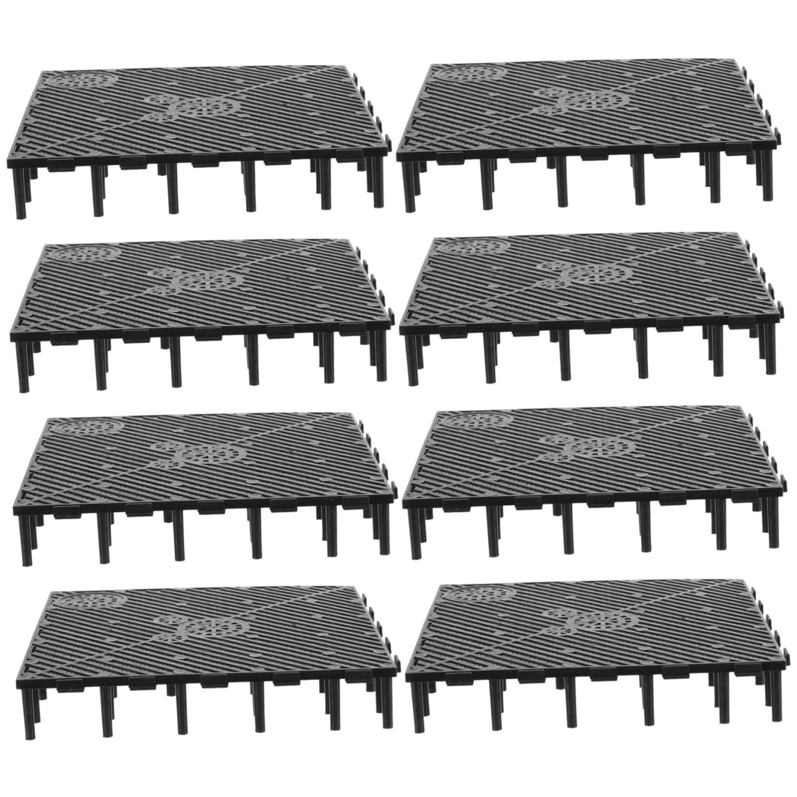 Toddmomy Filtre de Fond pour Aquarium 20 Pièces Plaques Filtrantes en PVC Résistant Installation Facile Épissure Personnalisée pour Réservoirs Poissons