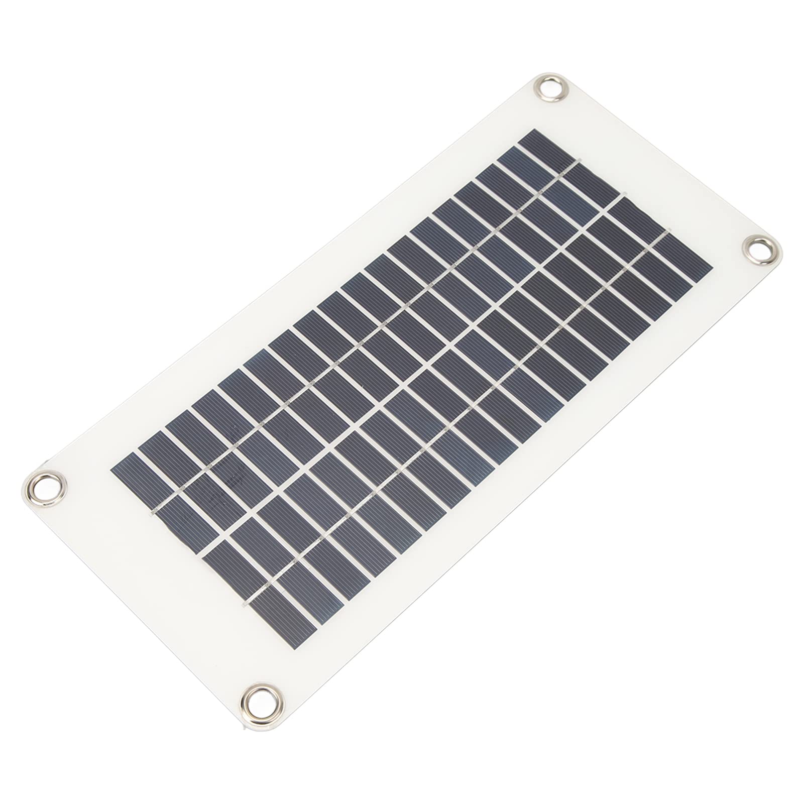 banapoy 30W 12V 24V Portátil Kit Panel Solar Polisilicio con Controlador Voltaje Carga 50A para RV Inicio Barco Camping, Panel Solar Al Aire Libre, Suministro Energía Emergencia