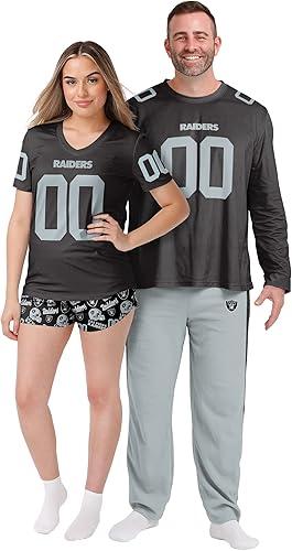 Miniatura 9 de FOCO Women's NFL Team Logo Ladies Gameday Ready Jersey Pajama Set