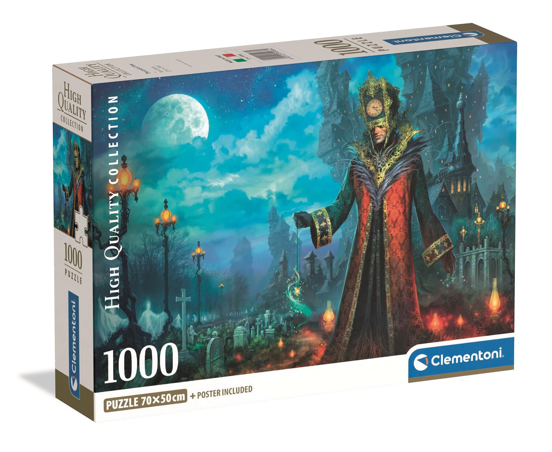 Clementoni Jigsaw Puzzle 1000 pieces The Lord of Time, Puzzle for Adults 14-99 Years, Compact box, Made in Italy, 39986