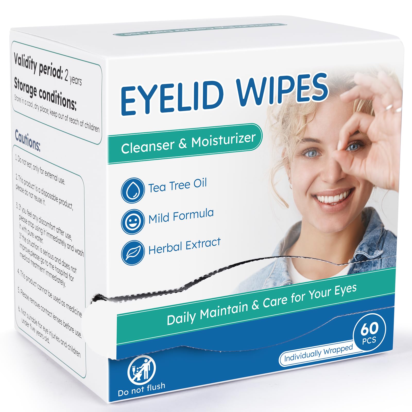 Linzercin Eyelid Cleansing Wipes