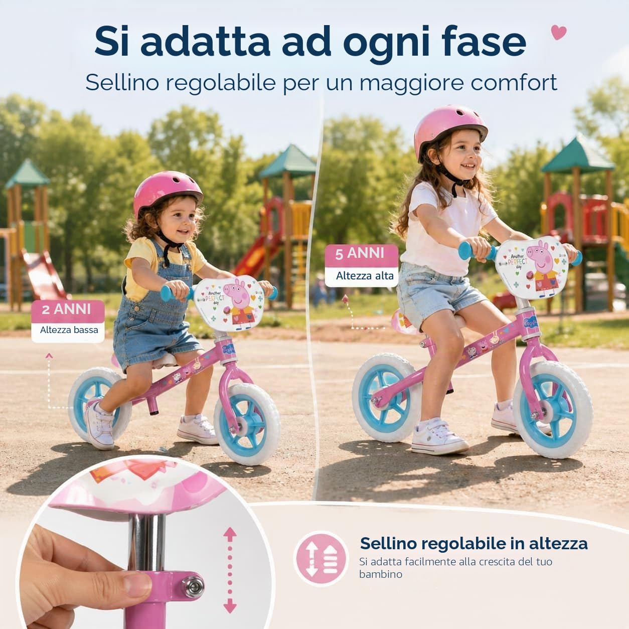 Rider Bike 10" Peppa Pig Rosa