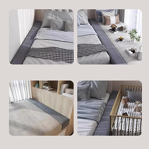 Miniatura 6 de Cojín de relleno de huecos para sofá cama, extensor de colchón, conector de cama individual, cojín de almohada con funda desmontable para cama