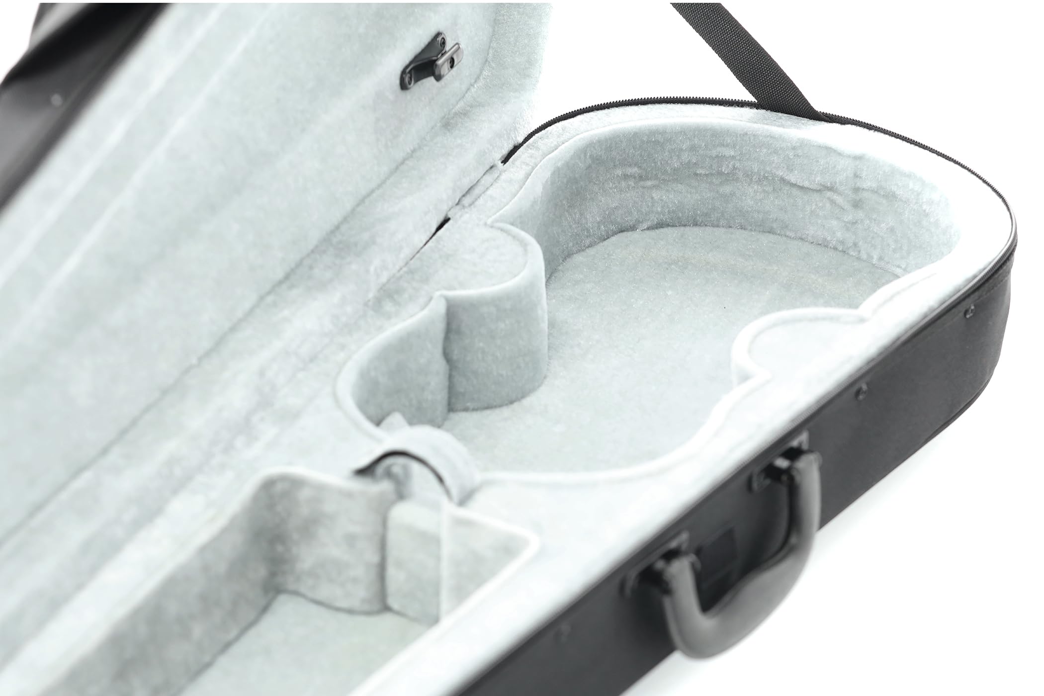 PURE GEWA Estuche para violín negro con pequeño bolsillo para partituras 4/4