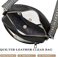 Vista 168 de KETIEE Bolso cruzado transparente, aprobado para estadios, para conciertos, eventos deportivos, festivales