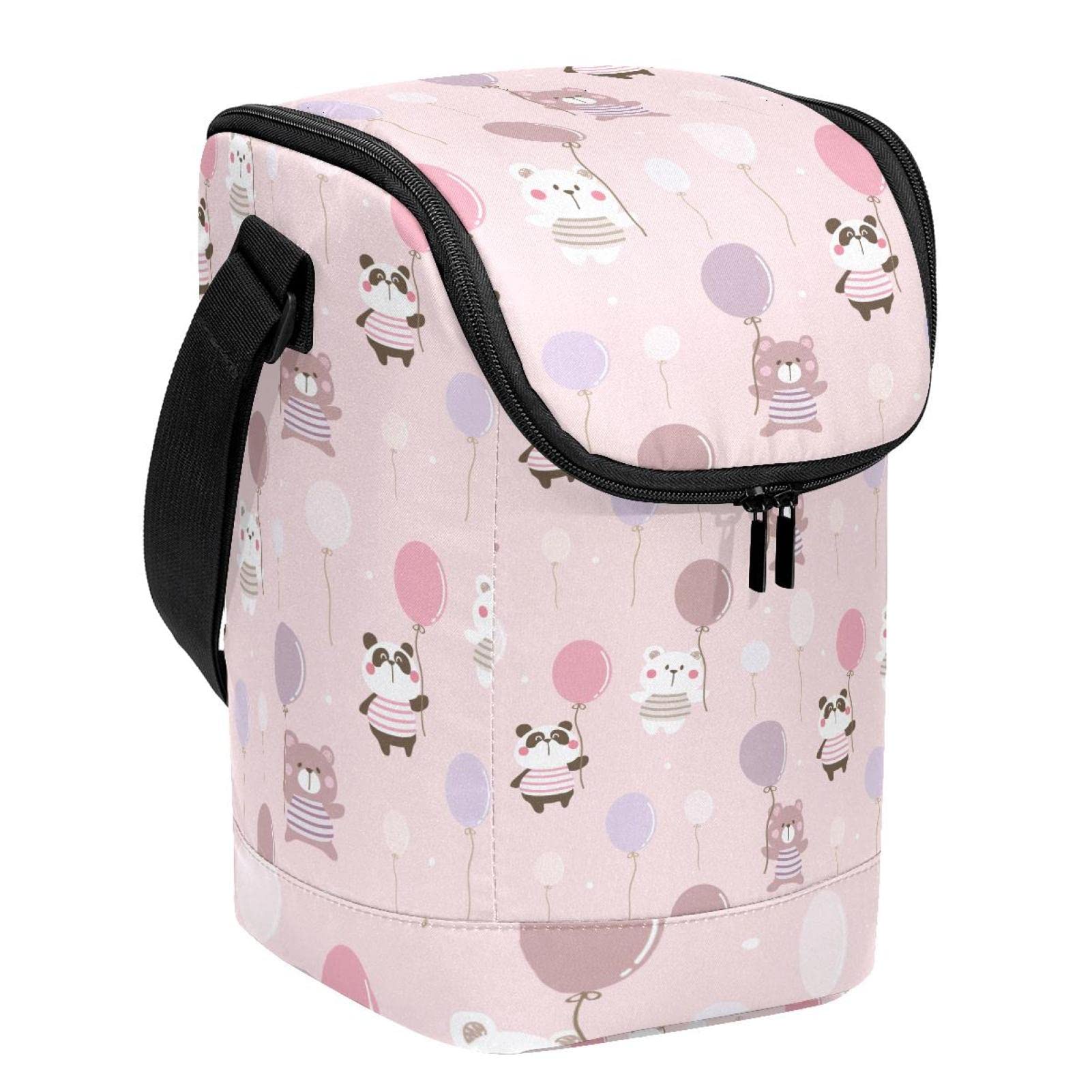 Bolsa de almuerzo de oso panda impermeable contra fugas y pérdidas de calor