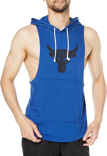 Under Armour Men's Project Rock BSR Bull Sleeveless Hoodie