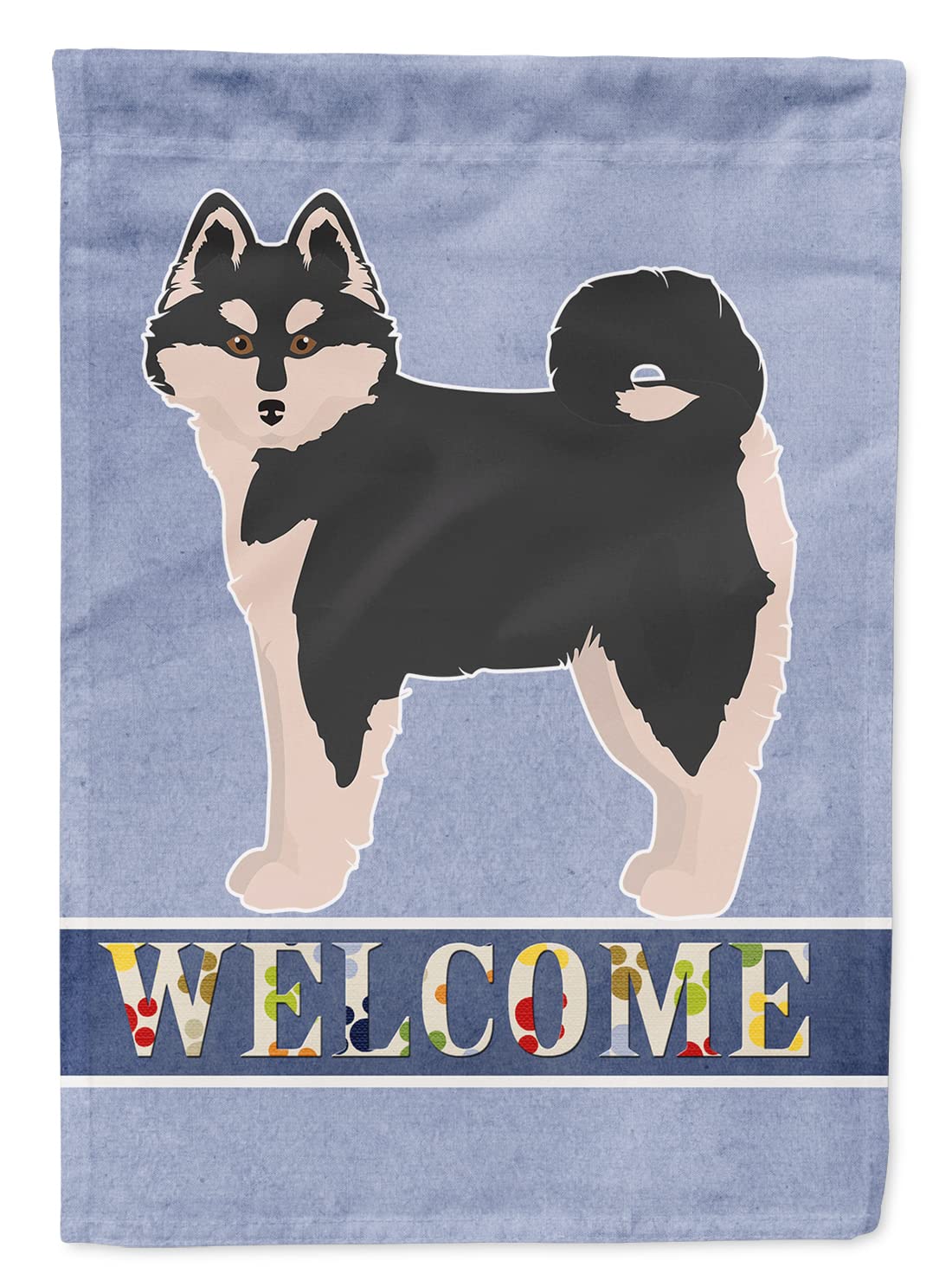 Pomsky #1 Welcome Flag pour embellir l'entrée de votre maison de campagne