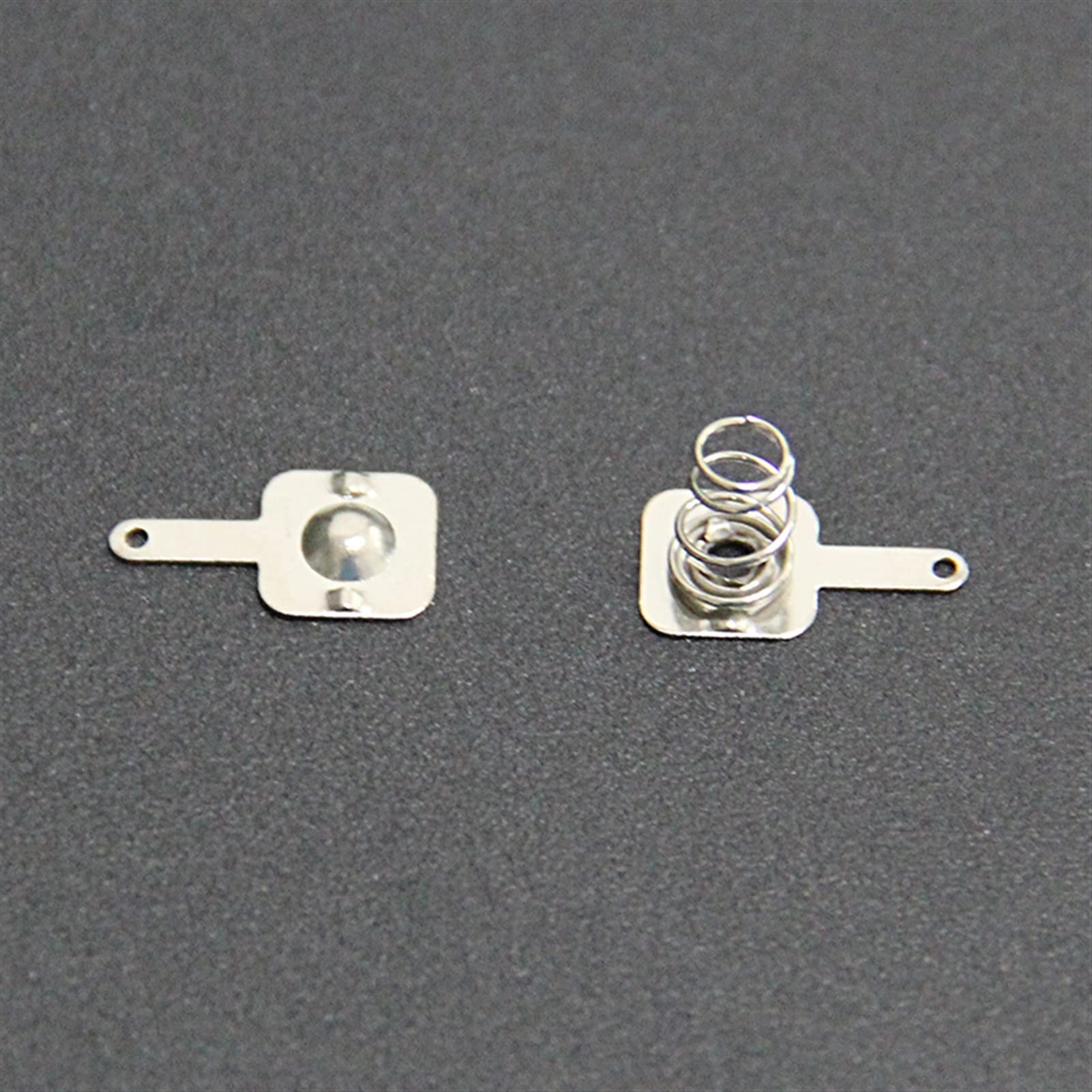 Bclla Zkenyao-Spring AAA Positive and Negative Single Battery Spring Contact Plate,7 * 7mm, 50PCS, More Durable