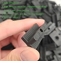 Vista 2 de Sujetadores universales ocultos para cubiertas: clips compuestos para terrazas y sujetadores ocultos de plástico con tornillos, 500 por caja