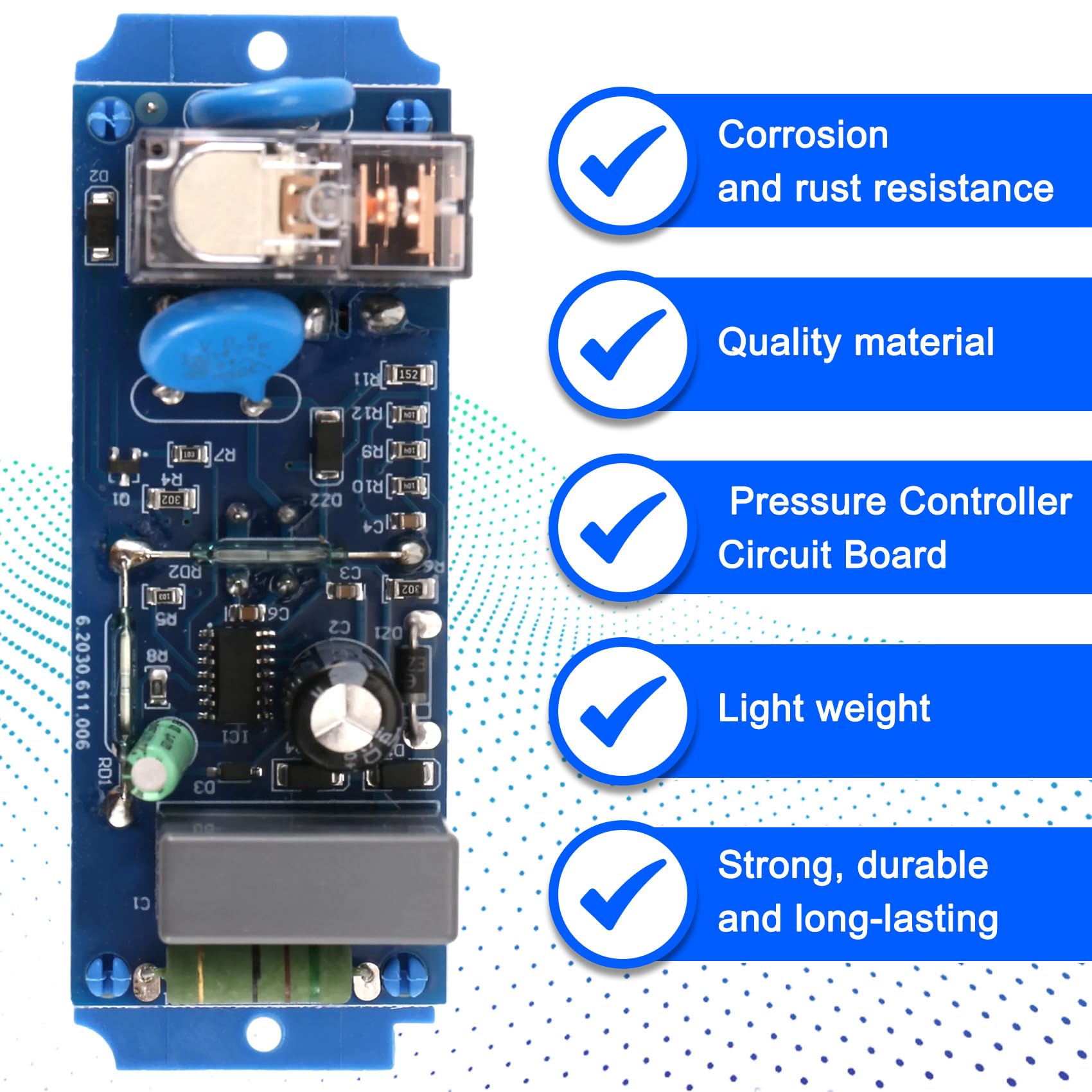 EPC-3 Relé Sensor de Presión Chip Controlador Regulador Panel de Circuito Integrado Electrónico 220 V Piezas del Interruptor de Control de Bomba