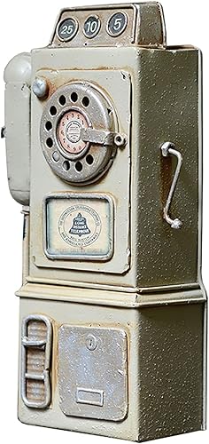 Esfera de aspecto clásico de estilo clásico, modelo de teléfono de pago, creativo, retro, decorativa, para teléfono, cafetería, bar, ventana,