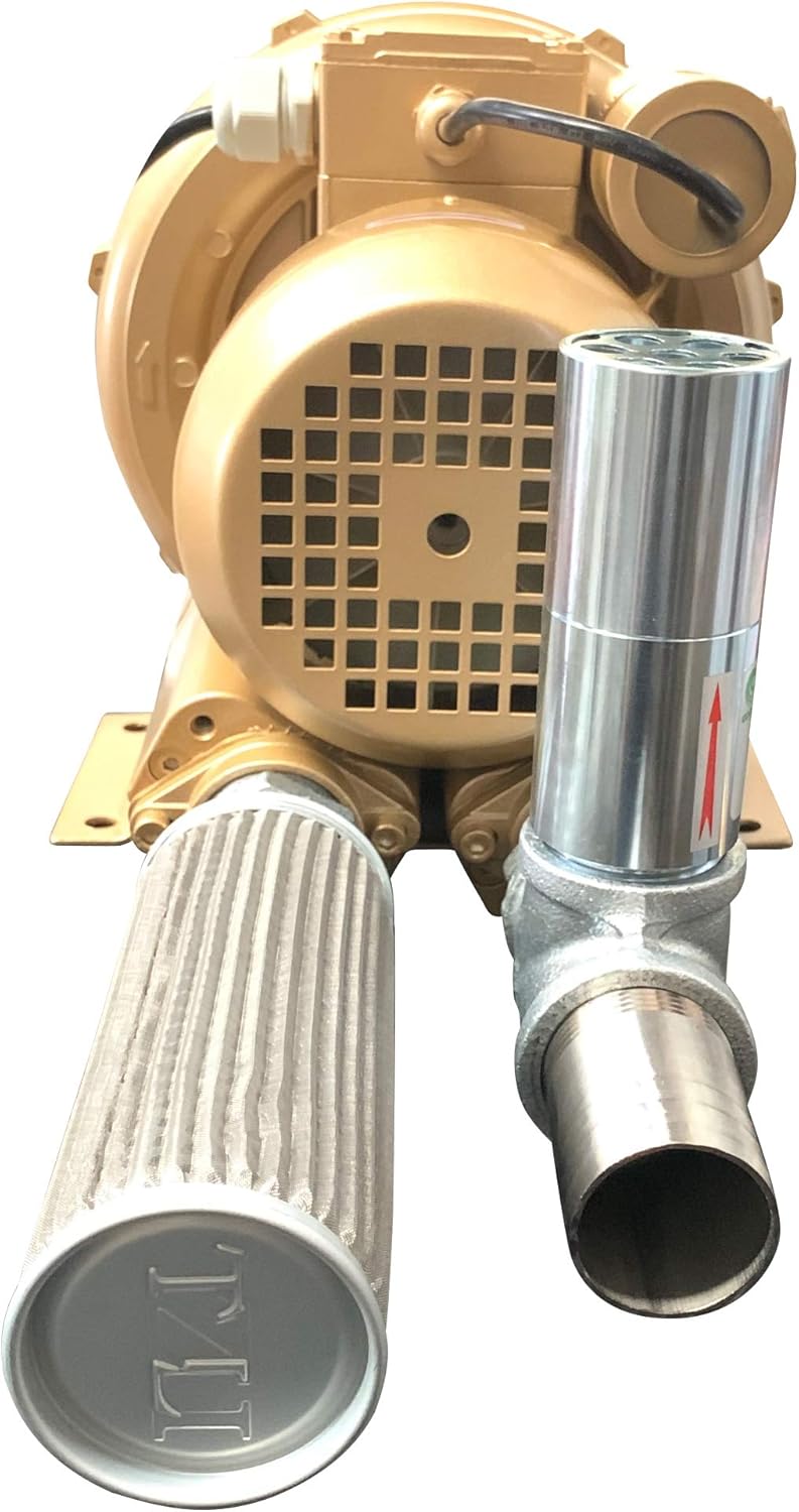 Washable Intake Filter | Metal Mesh | Male and Female 1" NPT Small | Perfect for engines - blowers - vacuum pumps | Easy to install and maintain | Cleans with garden hose (1 Inch)