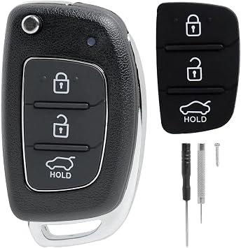 3 Buttons Car Key Cover for Hyundai I10 I20 I30 I40 Ix20 Ix30 Ix35 Ix45