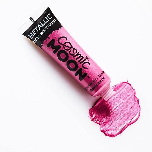 Miniatura 6 de Cosmic Moon - Maquillaje metálico para la cara y el cuerpo - 0.40 fl oz - Crea fascinantes diseños de pintura facial metálica! - Juego de 6 -