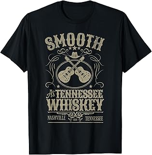 Smooth As Tennessee Whiskey Country Music Bourbon Vintage T-Shirt